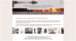 Desktop Screenshot of forgeronferronnier.com